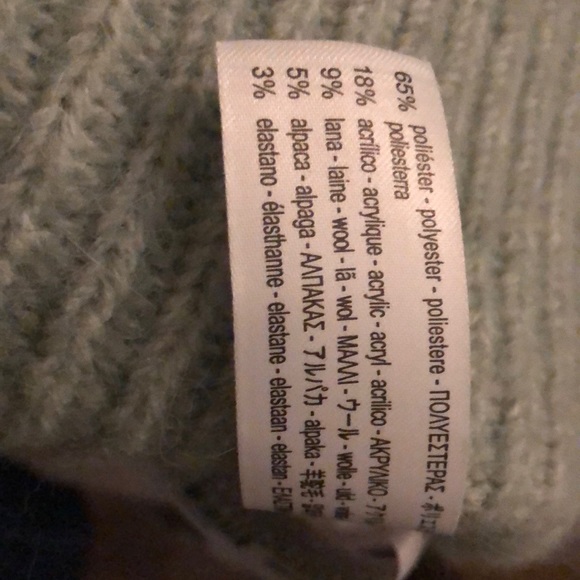 Green Oversized Zara Cardigan - Picture 3 of 3